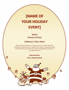 Christmas Invitation Letter